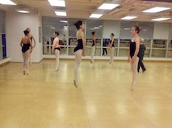 Karen Malek leading a master class at the Southern School of Dance in Hong Kong. Photo by Rebecca McMullin.
