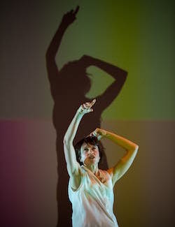 Nicola Gunn's 'Piece For Person and Ghetto Blaster'. Photo by Gregory Lorenzutti.