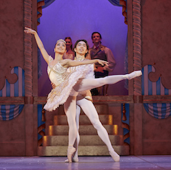 WAB's Chihiro Nomura and Gakuro Matsui in 'The Nutcracker.' Photo by Sergey Pevnev.
