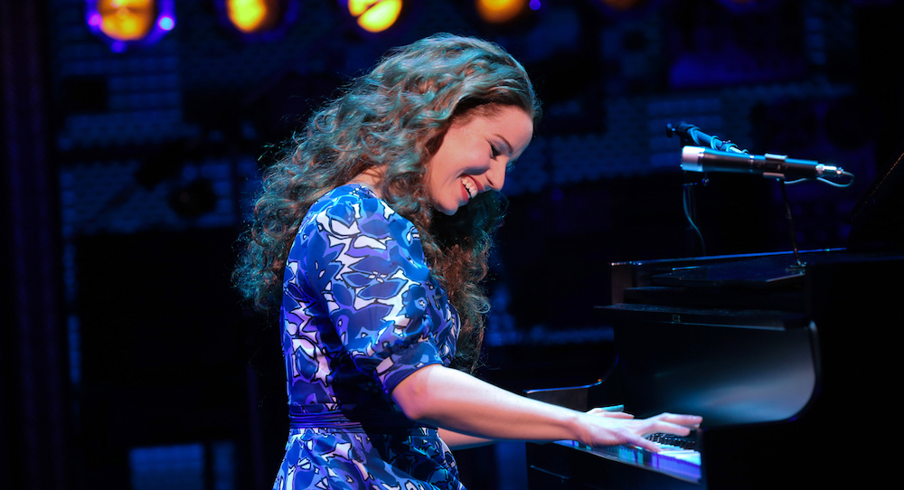 'Beautiful The Carole King Musical', with Chilina Kennedy as Carole King in the Broadway cast. Photo by Joan Marcus.