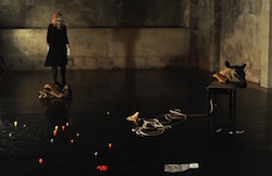 Nikki Heywood in rehearsal at FraserStudio. Photo by Heidrun Lohr.