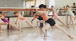 Dusty Button teaching at International Ballet Workshops. Photo courtesy of IBW.