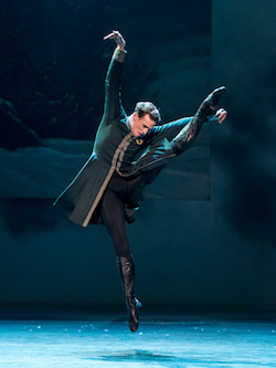 The Royal Ballet's Edward Watson in 'The Winter's Tale'. Photo by Darren Thomas.