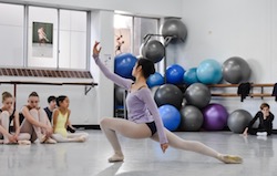 Premier State Ballet rehearsing for 'La Bayadère'. Photo by Shauna Maguire.