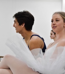 Premier State Ballet rehearsing for 'La Bayadère'. Photo by Shauna Maguire.