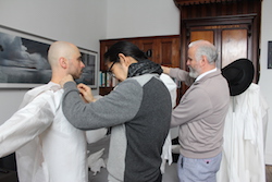 'EVER' costume fittings with Phillip Adams and Akira Isogawa. Photo courtesy of BalletLab.