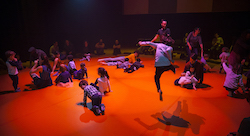Performance of 'Loop'. Photo courtesy of Arts Centre Melbourne.