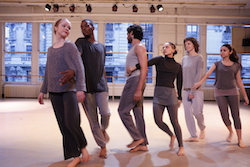 Steps on Broadway International Independent Study Program students in Mindy Upin Jackson's 'Moving Through'. Photo by Paul B. Goode.