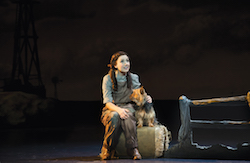 Samantha Leigh Dodemaide and Trouble in 'The Wizard of Oz'. Photo by Jeff Busby.