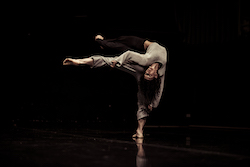 Narelle Benjamin and Paul White in 'Cella'. Photo by Pippa Samaya.