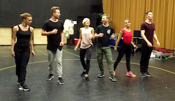 'The Unbelievables' in rehearsal. Photo by Paul Ransom.