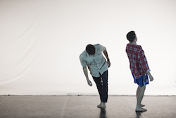 Dancers Matt Cornell and Michael Smith from DirtyFeet's 'Out of the Studio'. Photo by Lucy Parakhina.