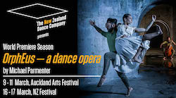 NZDC's 'OrphEus - a dance opera'. Photo by John McDermott.