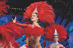 Dancers at Moulin Rouge. Photo courtesy of Janet Pharaoh.