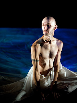 Marc Brew in 'For Now, I am...'. Photo by Kristyna Kashvili.