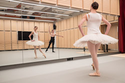 The Australian Ballet in Sydney Opera House's ballet rehearsal room. Photo by Daniel Boud.