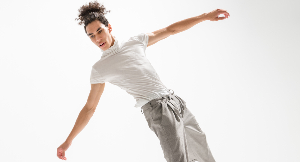 New Zealand School of Dance contemporary dance student Chris Clegg. Photo by Stephen A’Court.