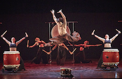Mathew Lehman and Dancers of West Australian Ballet in 'Takuto' by Eric Gauthier. Photo by Sergey Pevnev.