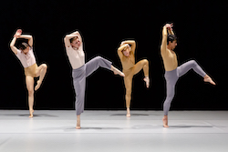 Deanne Butterworth, Rebecca Jensen, Jo Lloyd and Shian Law in Lloyd's 'Overture'. Photo by Bryony Jackson.