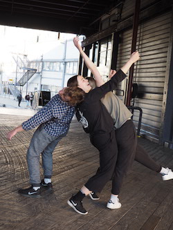 SDC PPY students Austin, Eugenie and Charlotte. Photo by Elizabeth Ashley.