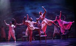 AMPA graduate Thuba Ndibali in 'Madiba the Musical'. Photo by Serge Thomann.