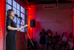 Lucy Guerin at the WXYZ Studios Launch Event. Photo by BryonyJackson.