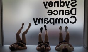 SDC PPY students Eugenie, Charlotte and Austin. Photo by Elizabeth Ashley.