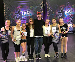 2017 States with Cat Santos and David McClear. Photo courtesy of Jump Dance Challenge.