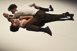 Gideon Obarzanek's 'Recital'. Photo by Heidrun Lohr.