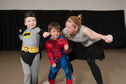 Superhero boys. Photo by Graham Read.