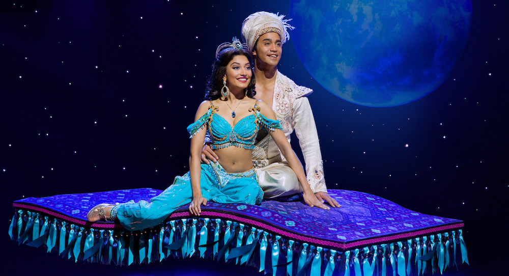 Shubshri Kandiah and Graeme Isaako in 'Aladdin'. Photo by James Green.