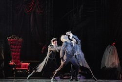 Aurelien Scannella (left) as Old Dracula with West Australian Ballet. Photo by Jon Green.