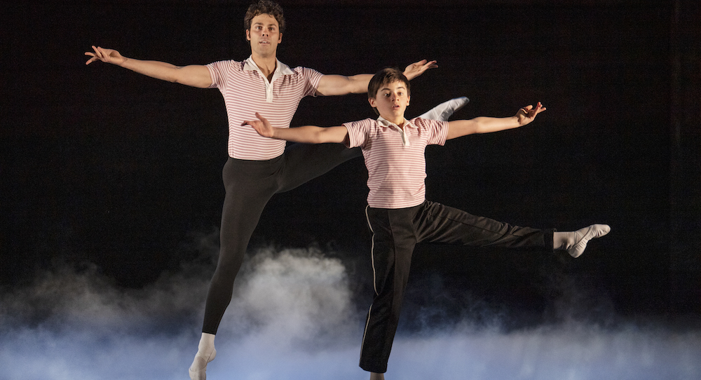 Aaron Smyth and Wade Neilsen in 'Billy Elliot the Musical'. Photo by James D. Morgan.