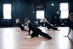 Scimm Dance Company rehearsal. Photo courtesy of Zoee Marsh.