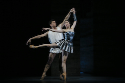 Ako Kondo and Kevin Jackson in 'Sylvia'. Photo by Jeff Busby.