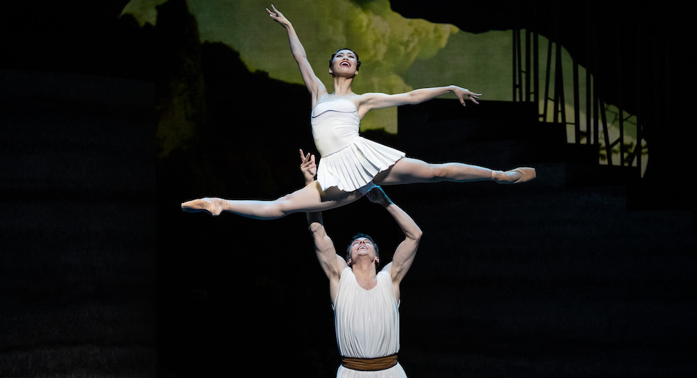 Ako Kondo and Kevin Jackson in 'Sylvia'. Photo by Jeff Busby.