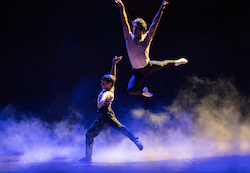 River Mardesic and Aaron Smyth in 'Billy Elliot the Musical'. Photo by James D. Morgan.