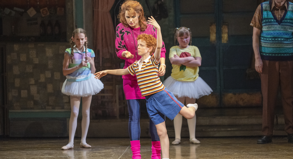 Lisa Sontag and Jamie Rogers in 'Billy Elliot the Musical'. Photo by James D. Morgan.