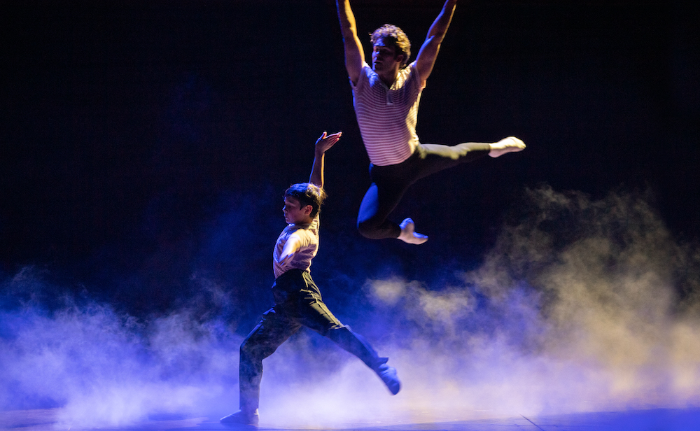 River Mardesic and Aaron Smyth in 'Billy Elliot the Musical'. Photo by James D. Morgan.