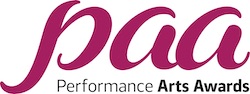 Performance Arts Awards logo.
