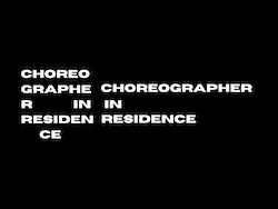Chunky Move's Choreographer In Residence.