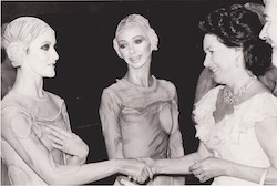 Jane Devine and Princess Margaret. Photo courtesy of Devine.