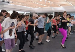 Christiane Matallo teaching. Photo courtesy of Matallo.