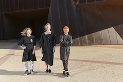 Freya Waterson, Kristy Ayre and Antony Hamilton. Photo by Peter Rosetzky.