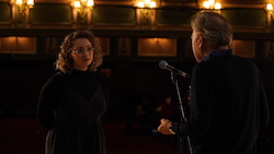 Carrie Hope Fletcher and Andrew Lloyd Webber. Photo by The Really Useful Group.