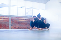 The New Zealand Dance Company's movement practice. Photo by Delainy Kennedy.