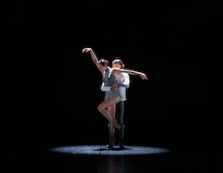 Alexa Tuzil and Ludovico Di Ubaldo in Matthew Lehmann's 'Femi Paradox'. Photo by Bradbury Photography.