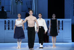 Kevin Jackson (second from left) in The Australian Ballet's 'Nijinsky'. Photo by Jeff Busby.