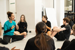 Students in APGS' self-devised class.
