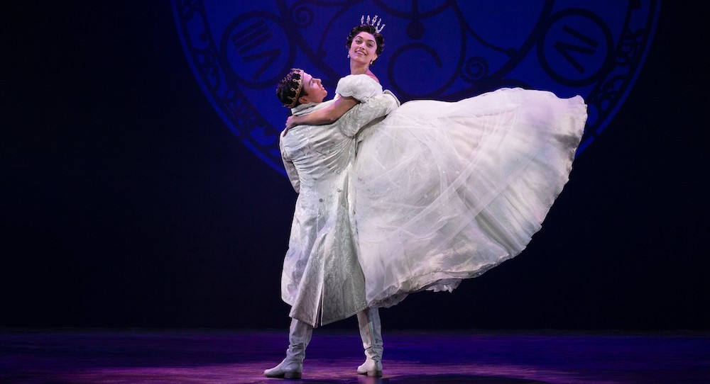 Ainsley Melham and Shubshri Kandiah in 'Cinderella'. Photo by Jeff Busby.